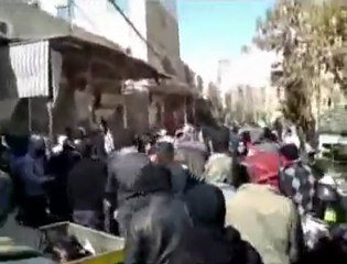 فري برس   مظاهرة دمشق المزة حي الفاروق   كاملة 10 2 2012