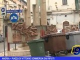 Andria | Piazza Di Vittorio sommersa da rifiuti