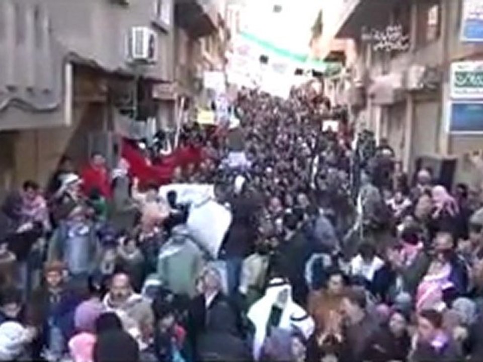 فري برس   ريف دمشق يبرود جمعة روسيا تقتل أطفالنا 10 2 2012