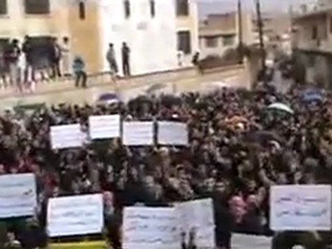 فري برس إدلب معرة النعمان جمعة روسيا تقتل أطفالنا 10 2 2012