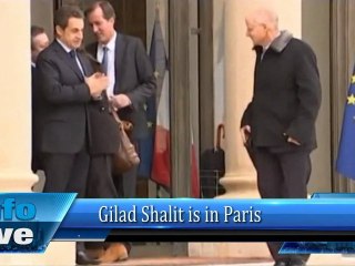 Gilad Shalit is in Paris