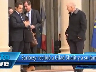 Sarkozy recibió a Gilad Shalit y a su familia