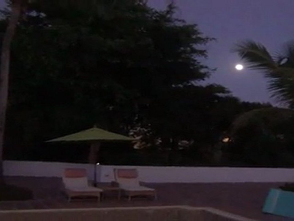Watching the full moon at Cap Juluca video 1