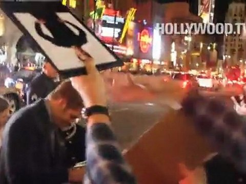 Reese Witherspoon, Tom Hardy, Chris Pine, Laura Vandervoot en This Means War estreno