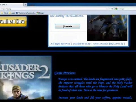 Crusader King 2 PC Keygen