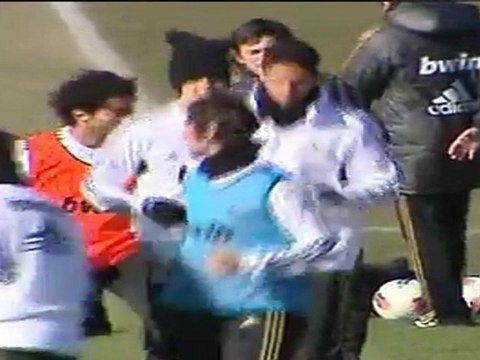 Lass Diarra trabaja sin problemas en Valdebebas