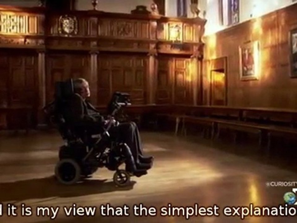 Stephen Hawking There is no God. There is no Fate.