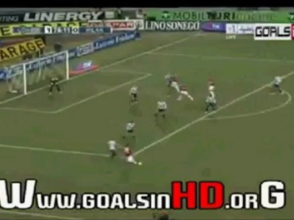 Udinese vs Milan A.C 1:1 GOAL MAXI LOPEZ