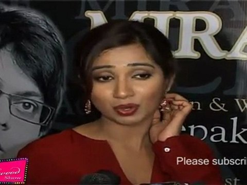 Beautiful Shreya Ghoshal Speaks At 'Miracle' Album Launch