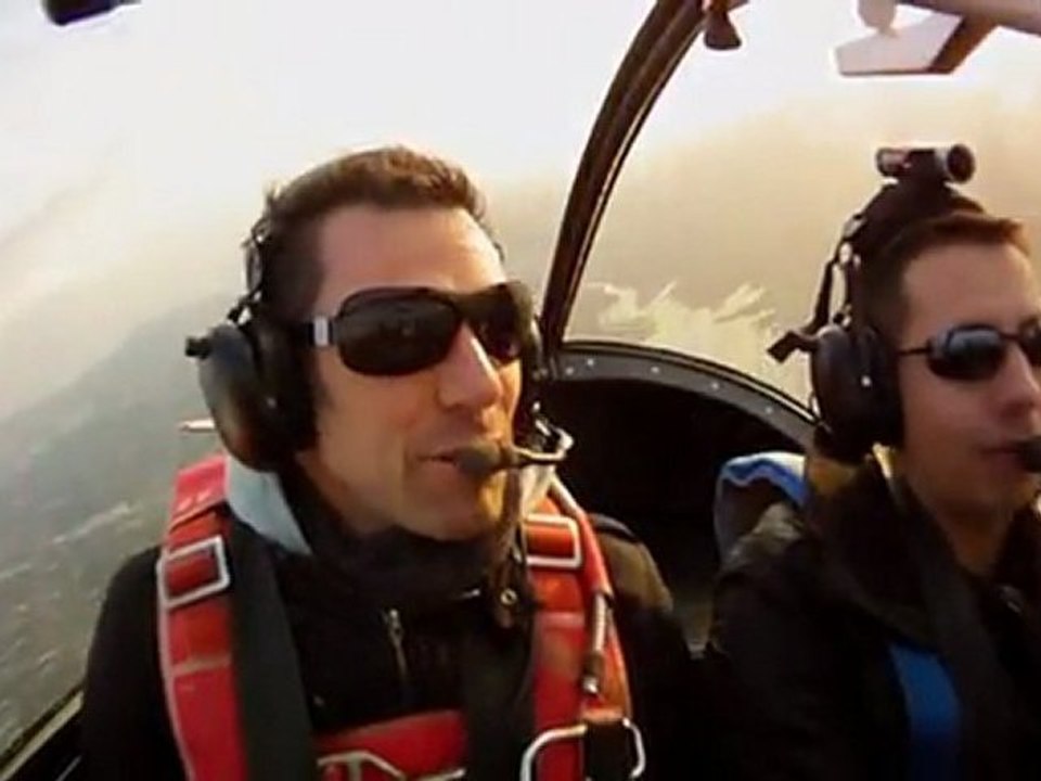 Patrick en voltige