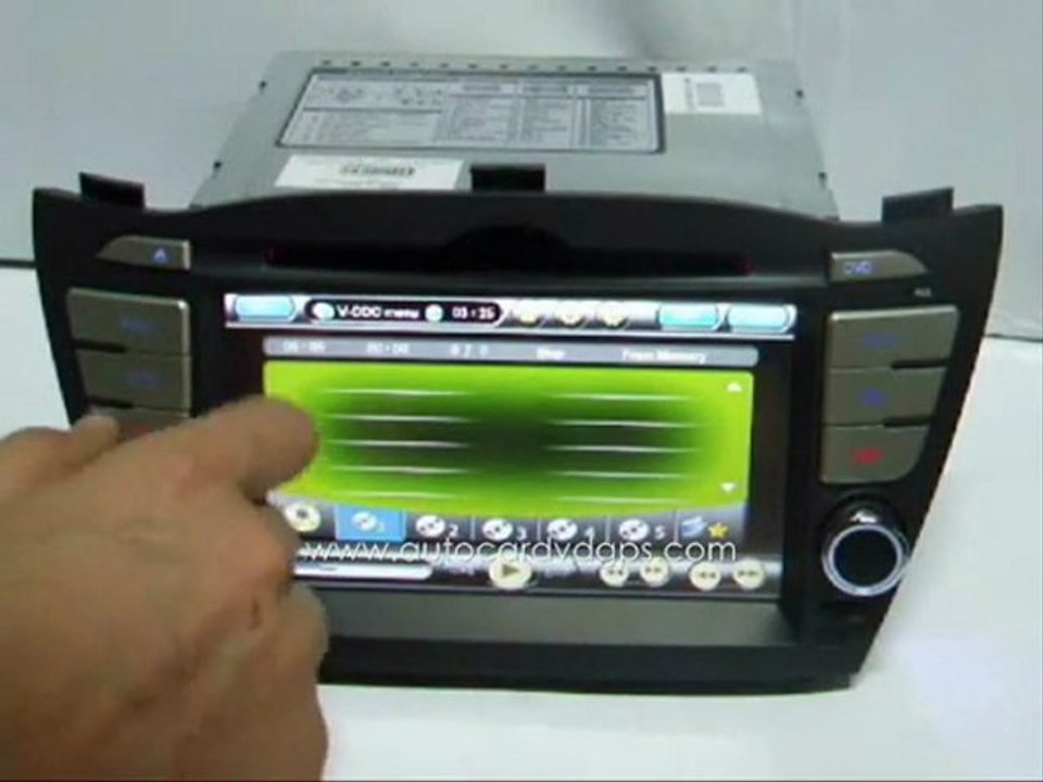 Navigation with GPS and TV tuner for Hyundai IX 35 TTi-8947 www.autocardvdgps.com