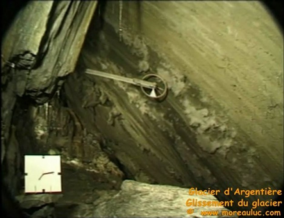 La Vire, cavité sous argentière rive droite, site Emosson SA