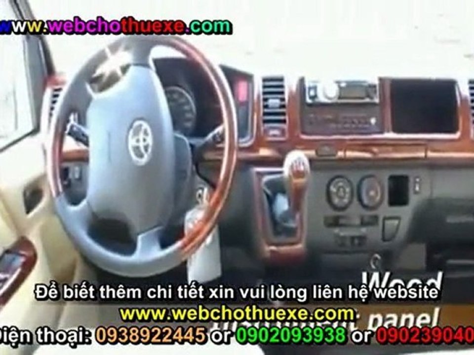 Cho thuê xe Toyota hiace - cho thuê ô tô online - cho thuê xe du lịch - cho thuê xe  tự lái giá rẻ
