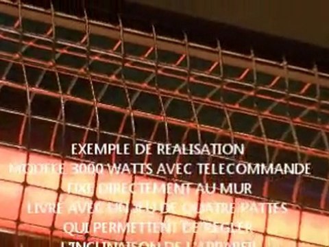 CHAUFFAGE D'APPOINT INFRAROUGE ECONOMIQUE