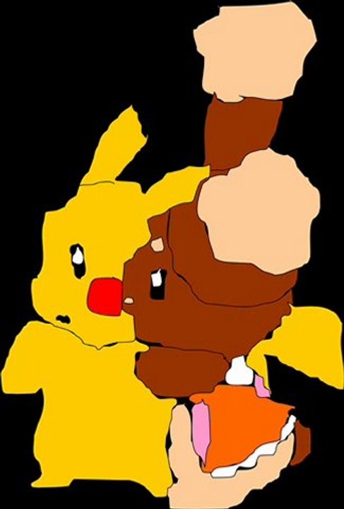 TRANSPATONOX - Pokemon Pikachu und Haspiror (Buneary) 21 Transparent