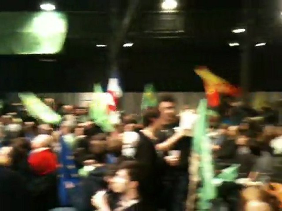 Eva Joly à Roubaix : 1 heure avant le meeting...