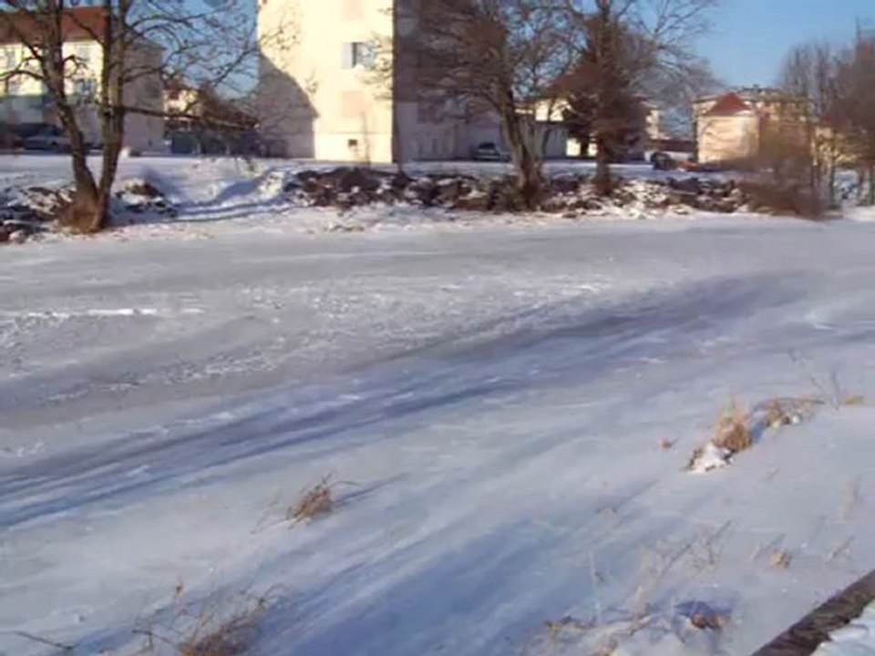Le Doubs pris par les glaces. Février 2012