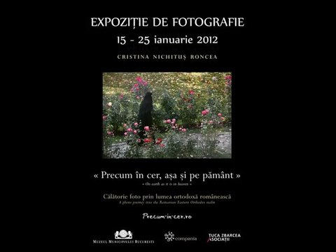 Expozitia Precum in cer asa si pe pamant de Cristina Nichitus Roncea - Palatul Sutu 2012