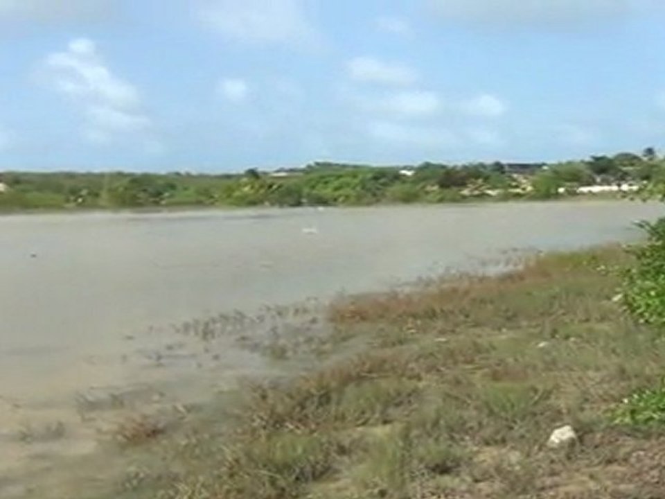 East End salt pond in Anguilla