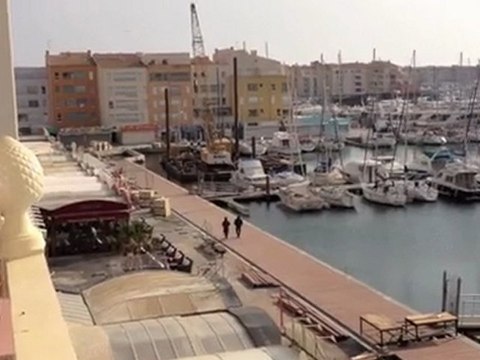 CAP D'AGDE - 2012 - Les Travaux du centre port du cap d'Agde - 10 °...