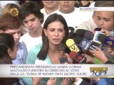 María Corina Machado: Estamos escribiendo una página luminosa de la historia de Venezuela
