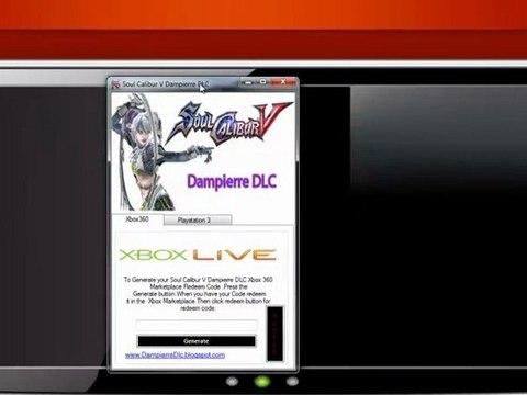 How to Get Soul Calibur V Dampierre Character DLC Free!