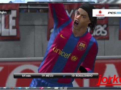 Pes 2008 Goals | Епизод 3 | VALENCIA C.F. vs F.C.BARCELONA