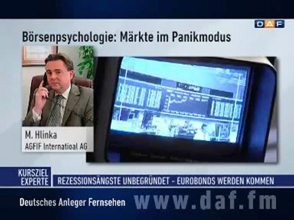Börsenpsychologie Behaviour Finance - Märkte weiter im Panikmodus - AGFIF-HLINKA