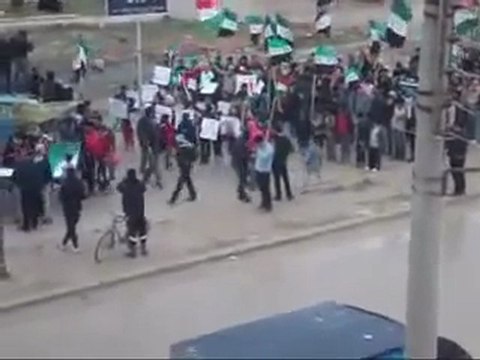 فري برس مظاهرة حي قناة السويس في قامشلو جمعة روسيا تقتل أطفال 10 2 2012