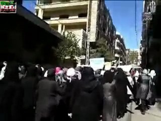 فري برس   مظاهرة حرائر التل 11 2 2012 ج2