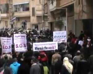 فري برس   حمص القرابيص جمعة روسيا تقتل أطفالنا 10 2 2012