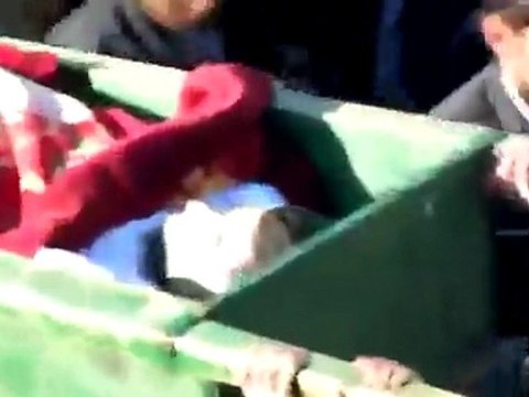 فري برس حمص الحولة تشييع الشهيد اسامة الزكاحي 11 2 2012