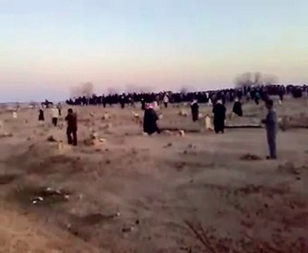 فري برس الحسكة الشدادي تشييع الشهيد نجيب محمد نجوم 11 2 2012