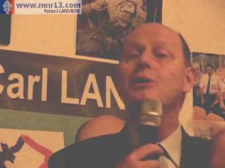 Présidentielle 2012 Carl LANG candidat pour l'Union de la Droite Nationale à Marseille