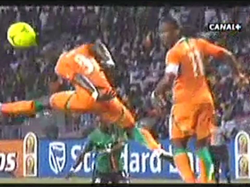 VIDEO Direct CAN 2012 Finale - côte d'ivoire vs Zambie: Les Eléphants sérieusement menacés