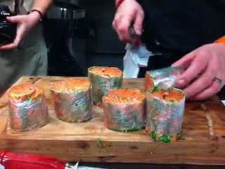 Réalisation d'un tournedos de saumon - Etape 3