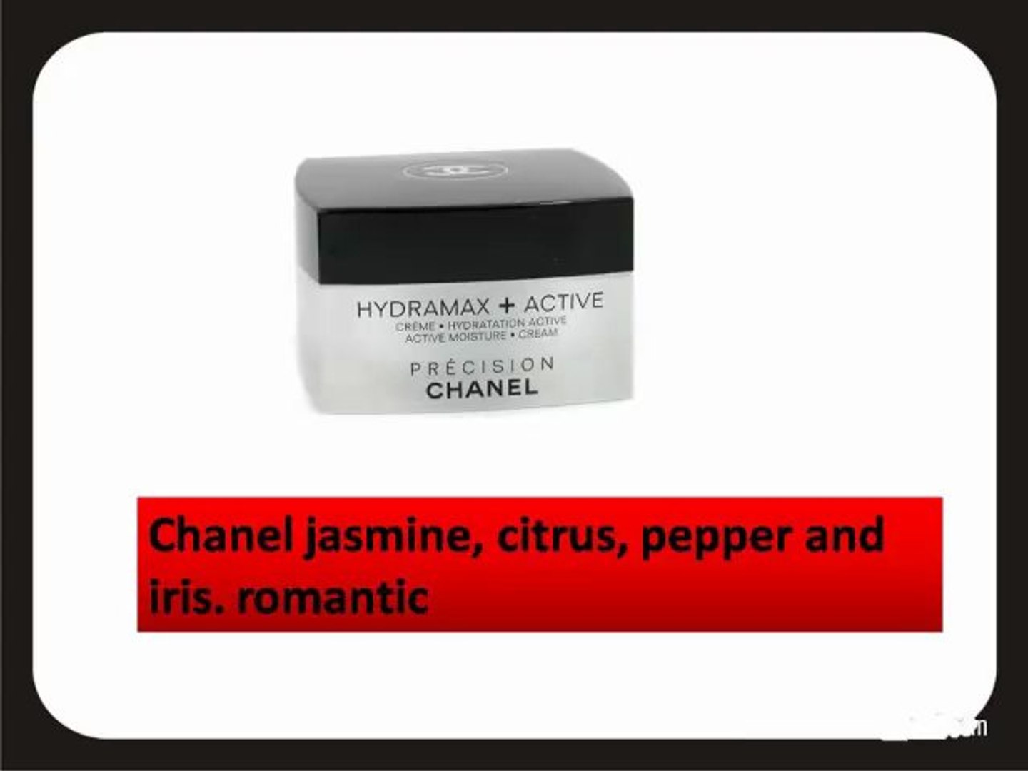 BEST chanel skin care - CHANEL by Chanel Precision Hydramax Active Moisture  Cream - video Dailymotion