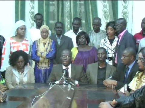 conference de presse du candidat CHEIKH BAMBA DIEYE