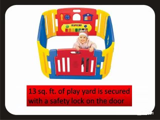 BEST DEAL my play yard - Little Playzone with Lights & Sounds Play Yard
