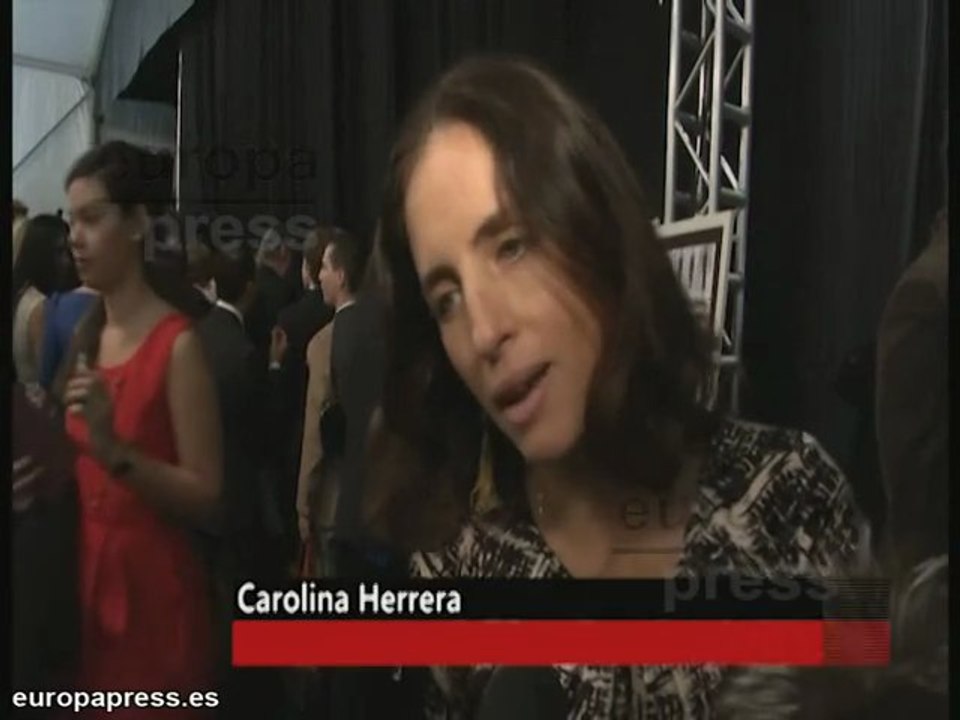 Carolina Herrera presenta su colección de invierno 2012 en l