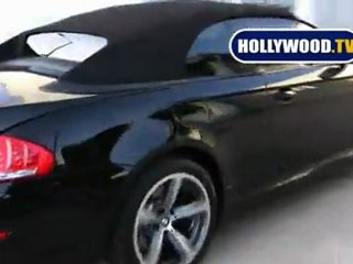 Jaime Pressly Sports Leather On Melrose