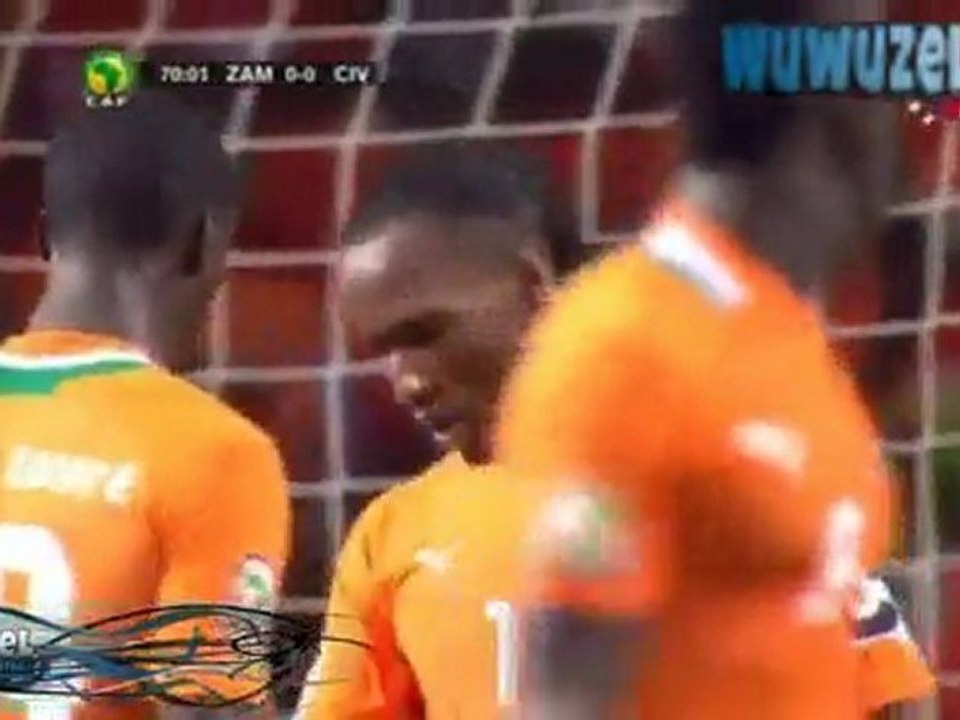 Didier Drogba Amazing Penalty Miss! Cup of Nations Final 12-02-2012