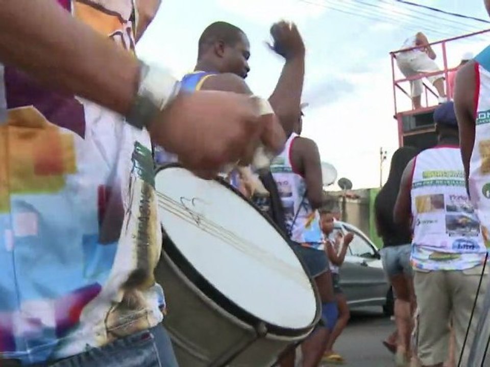 "Samba de la paz" en favela de Rio
