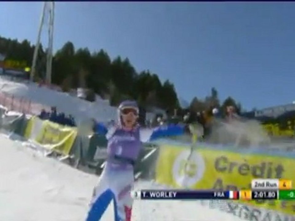 Worley gewinnt - Riesch wird Dritte