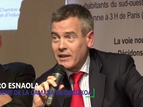 Manifestation LGV - 9 février 2012 (Pedro Esnaola, Président de la camara Gipuzkoa)
