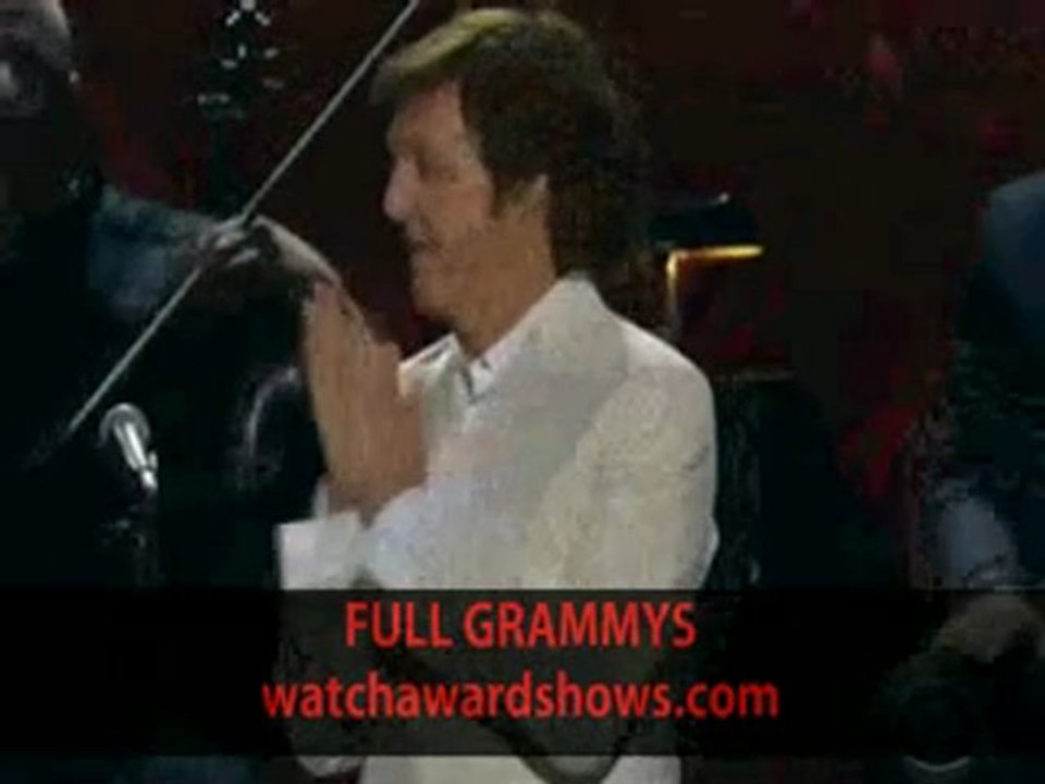 Paul McCartney Grammy Awards 2012 full performance