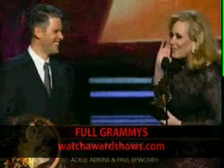 Adele speech Grammy Awards 2012