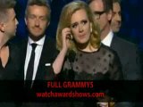 Adele Grammy Awards 2012 album of the year acceptance speech