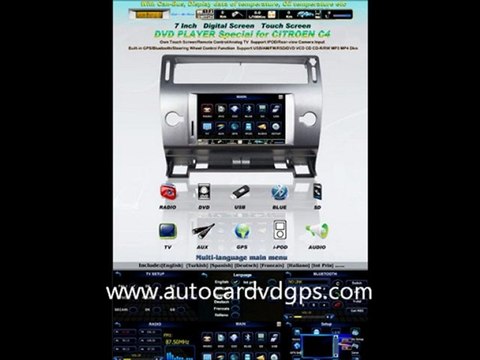 C4 GPS DVD NAVIGATION RDS DUAL AUTORADIO DVB-T autodvdgps.com