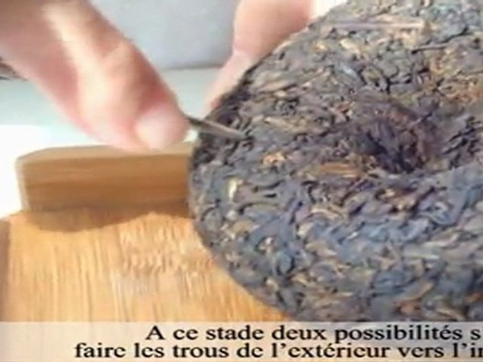 Vidéo prélever PuEr, Yunnan PuEhr, TuoCha, Thé noir Chine